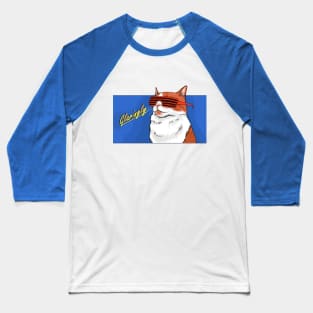 Dazzling cat, blue Baseball T-Shirt